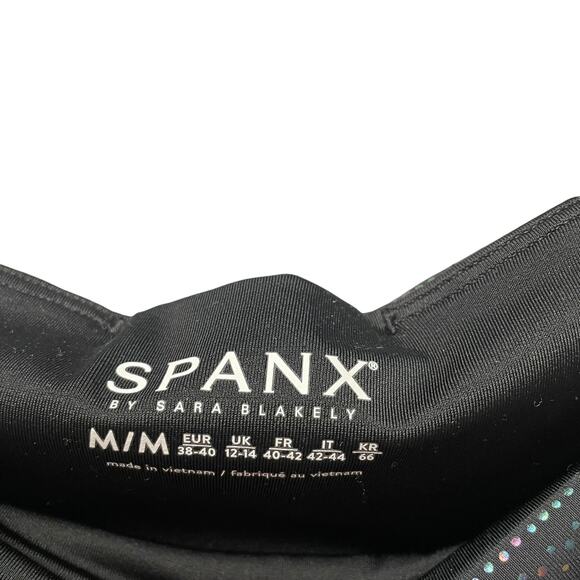 Spanx Rainbow Metallic Dot Print Activewear Leggings Womens Medium - Picture 6 of 8